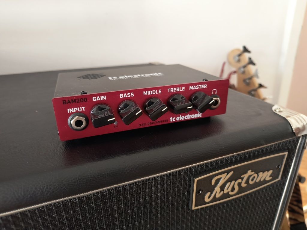 Head basowy TC Electronics 200 WATT + Kolumna basowa Kustom 500 WATT