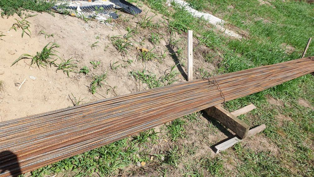 Stal budowlana pręty zbrojeniowe fi12 fi10 - okazja po budowie