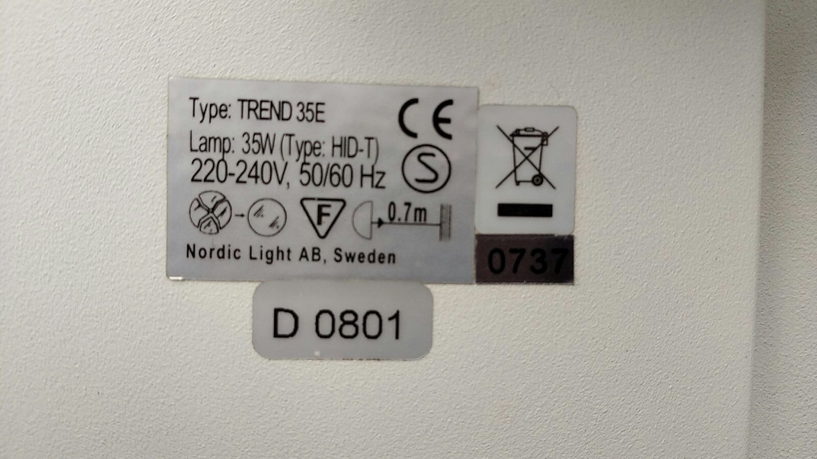 Трековый светильник Trend 35E (220-240v .50-60Hz)