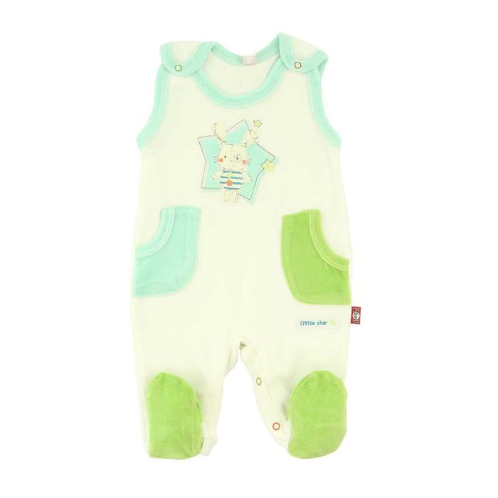 Śpiochy welurowe gwiazdka 62, 68 2be3