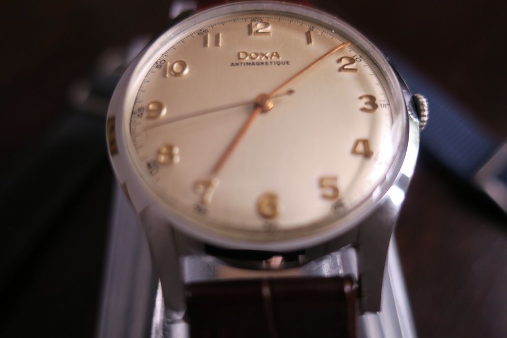 DOXA Antimagnetique mechaniczny męski - rzadki okaz