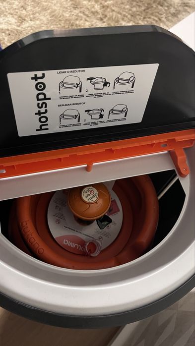 Aquecedor a gás HOTSPOT galp preto 4000W