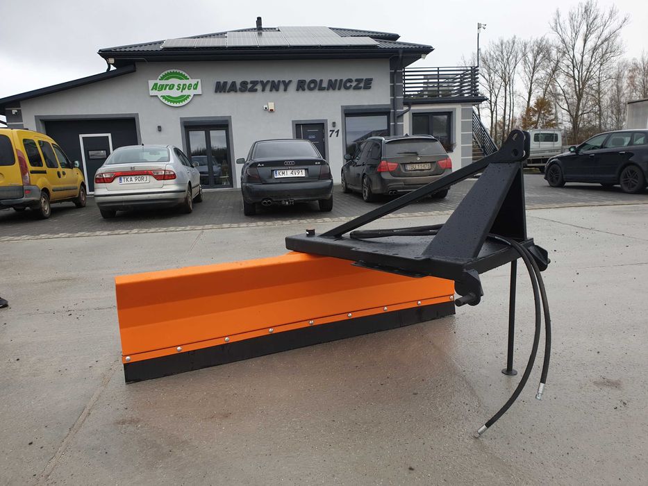 Pług do śniegu na tył-OBROTOWY 360 stopni do ciągnika spych