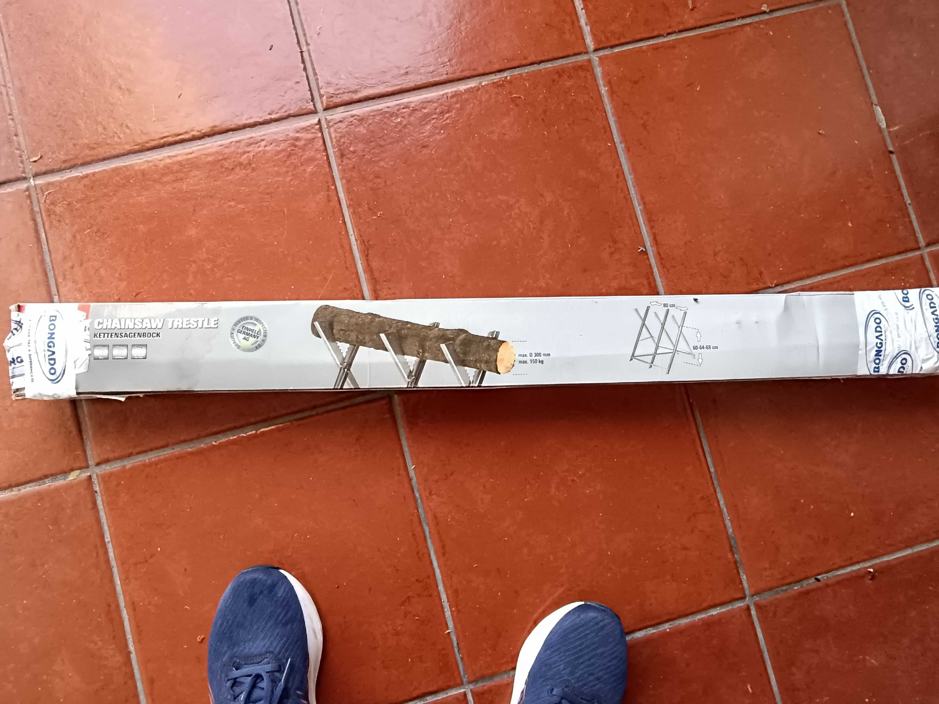 Cavalete para cortar lenha