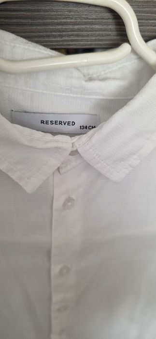 Koszula biała chłopięca 134 Reserved
