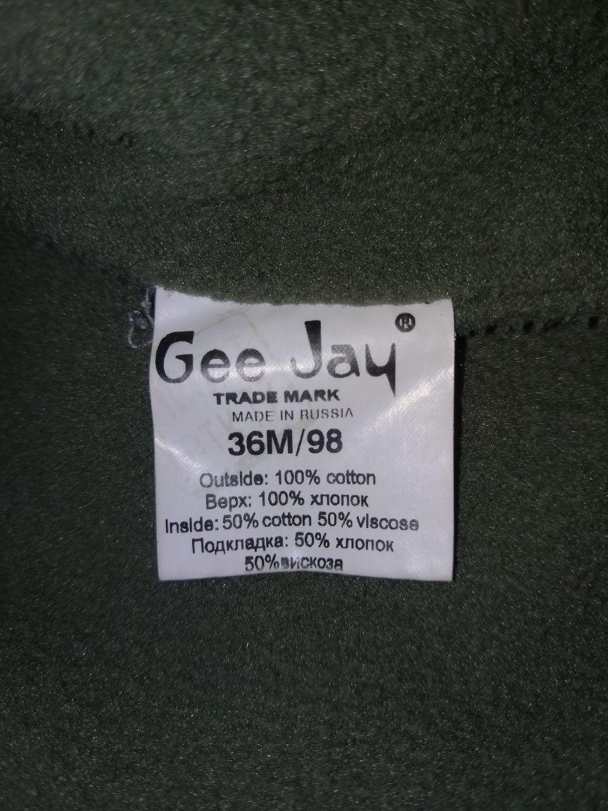 Детская джинсовая куртка с капюшоном Gee Jay 36M/98/3 года