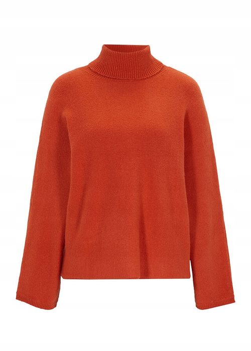 B.P.C sweter oversize miedziany z golfem ^44/46