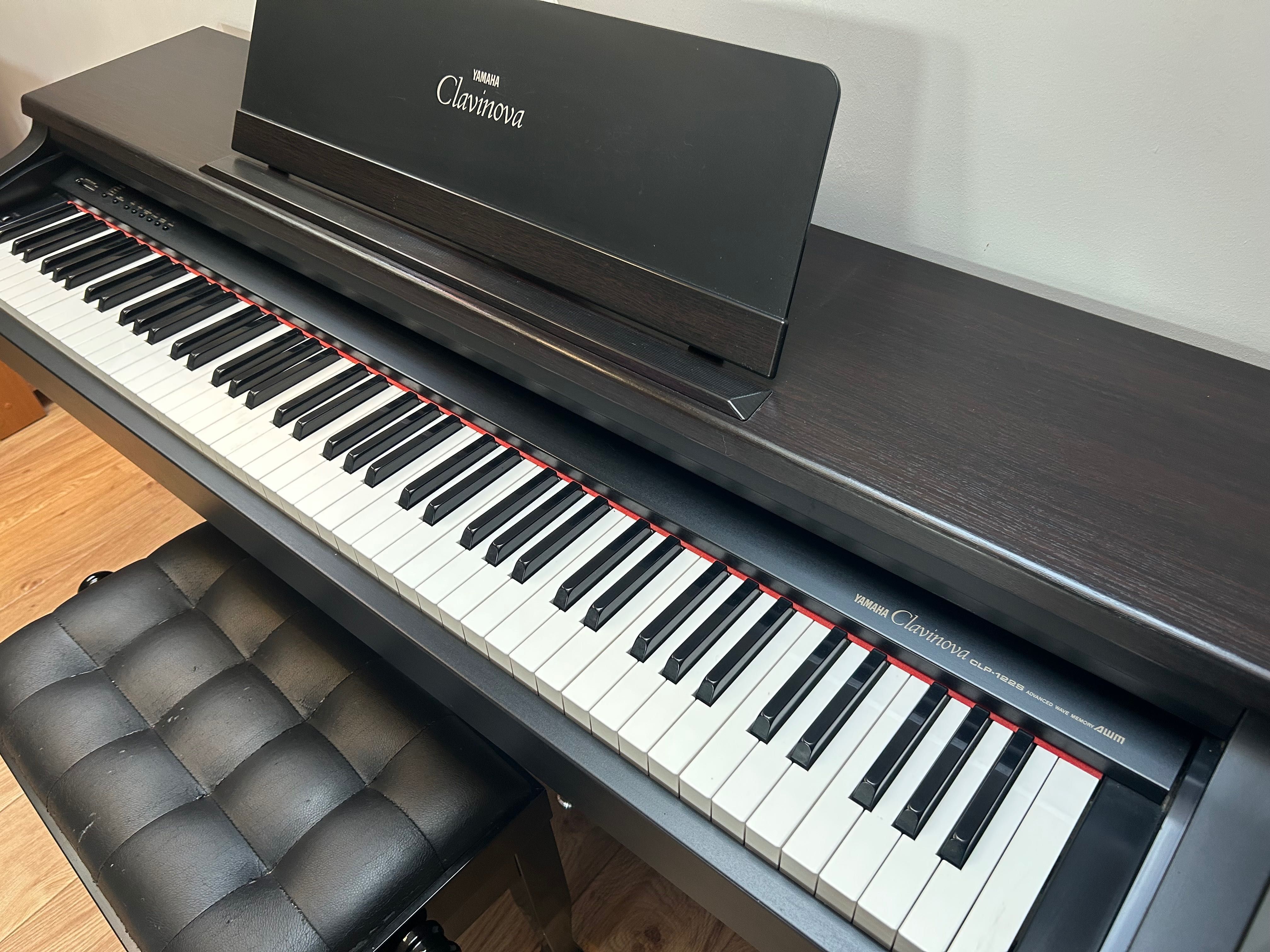 Yamaha clavinova clp 122s advanced wave memory z taboretem.