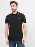 Polo Calvin klein Slim Fit CZARNA r.L L72
