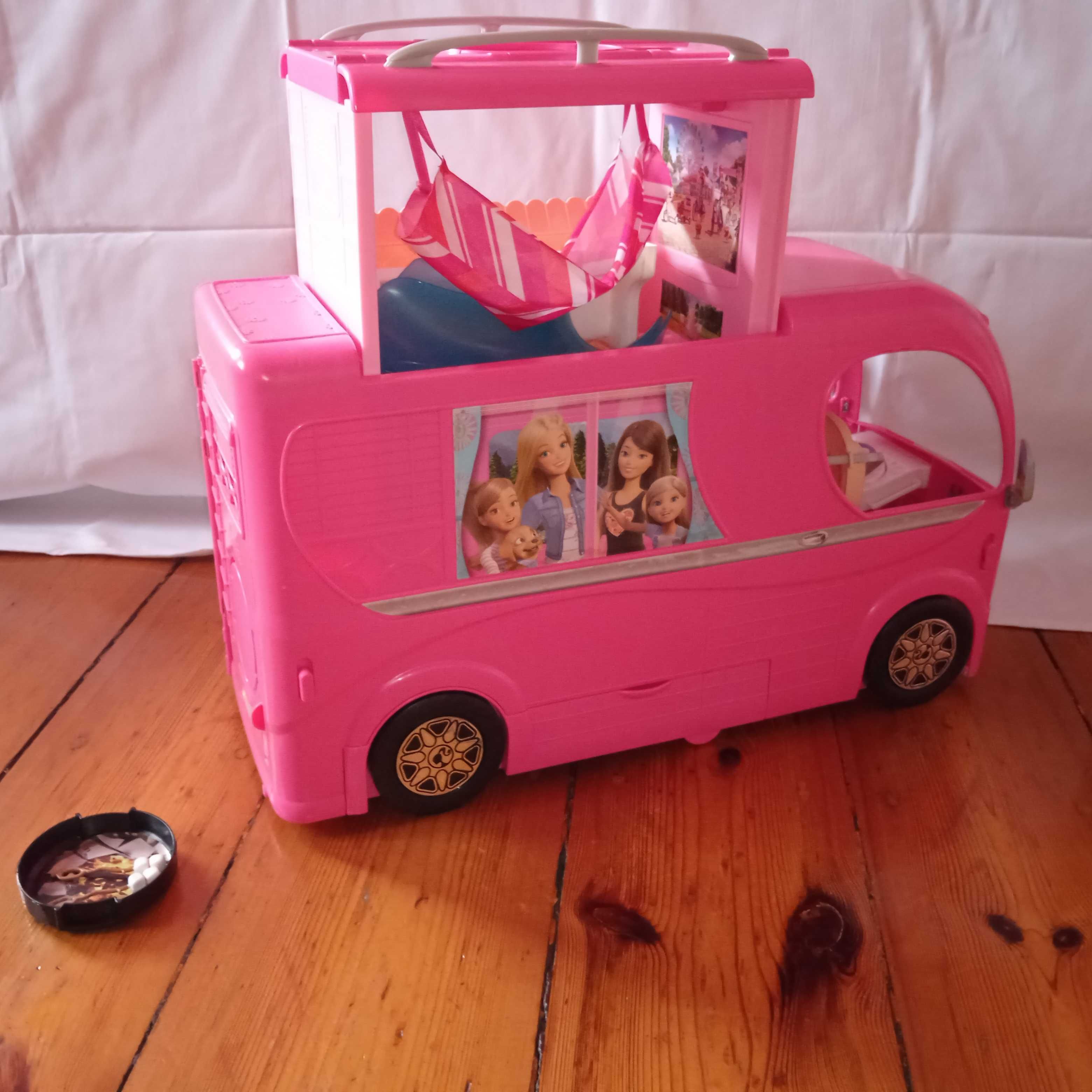 Barbie POP-UP Camper -Samochód dla lalek Barbie