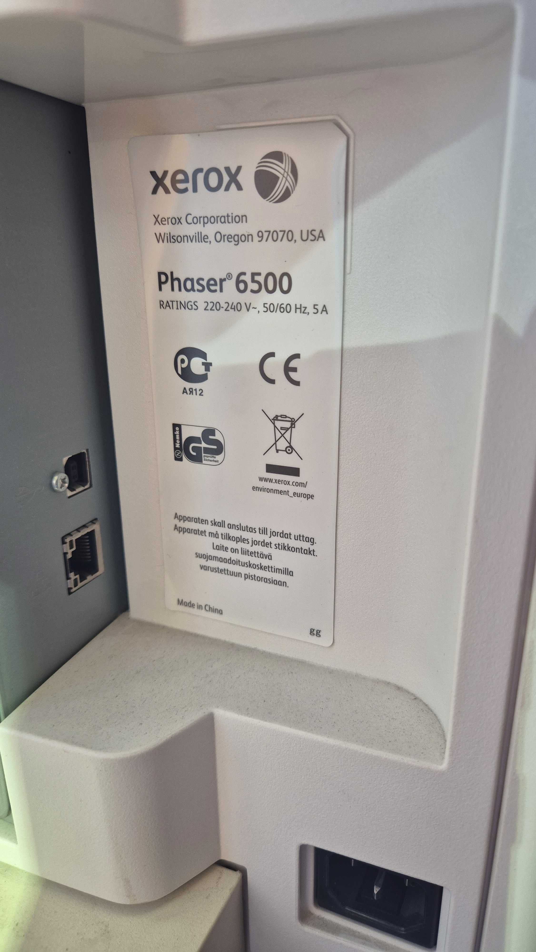 Drukarka Xerox Phaser 6500 - pół-działająca