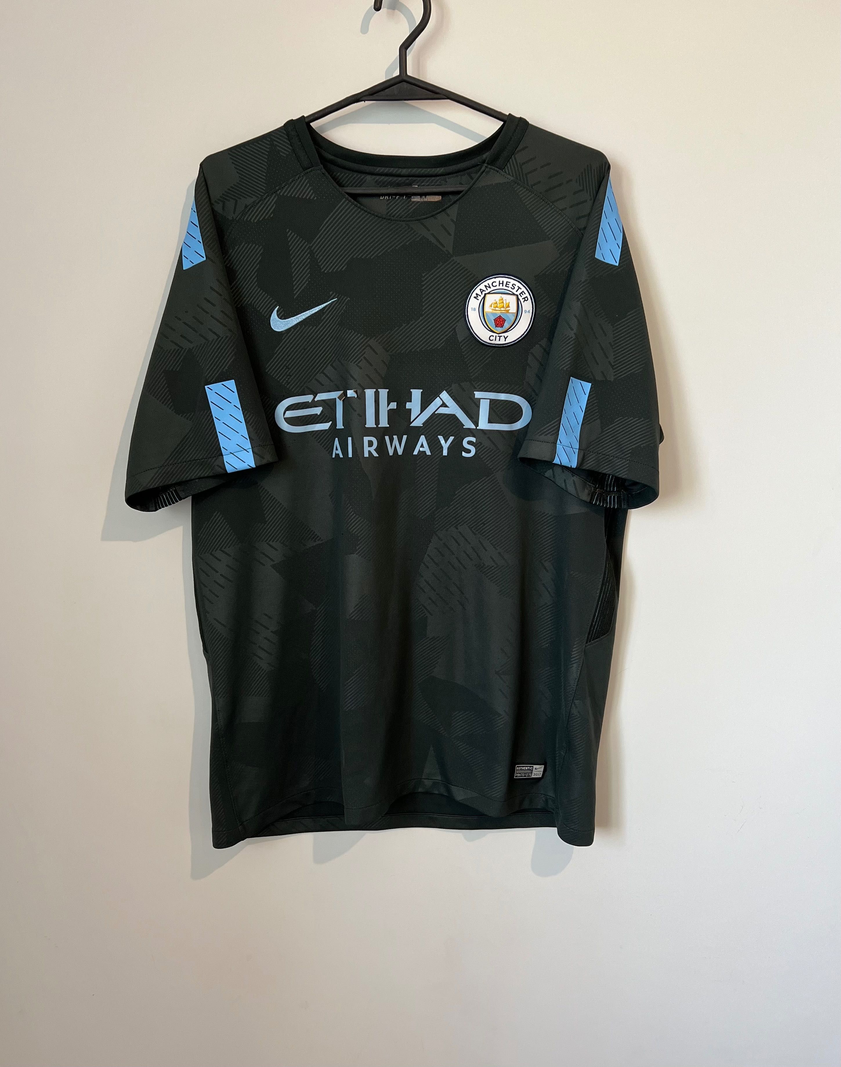 Nike Manchester City 2017-18 Soccer Jersey koszulka