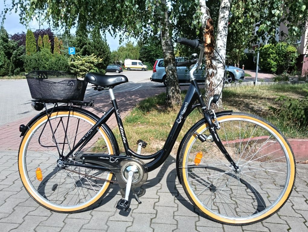 Rower damski czarny