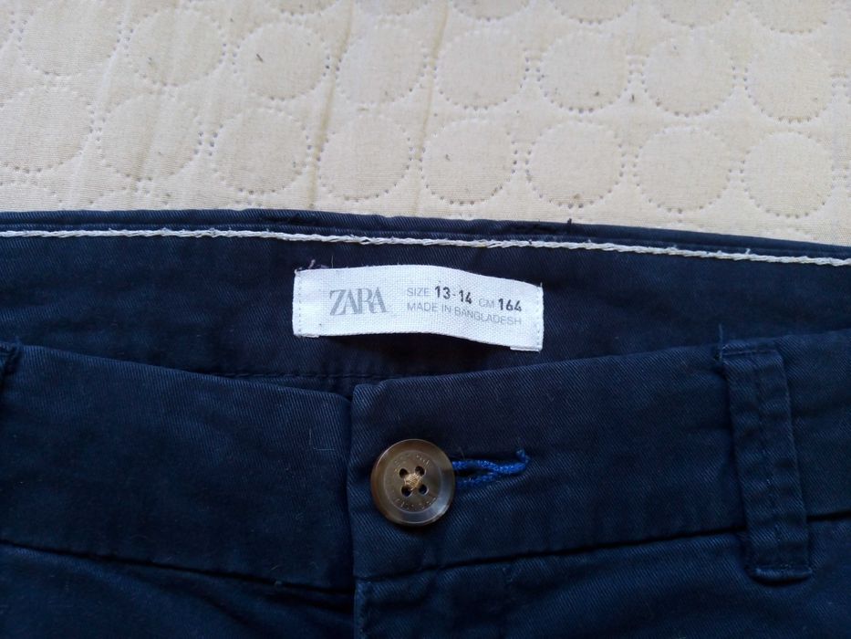 Spodnie bawełniane chłopięce Zara rozm. 164