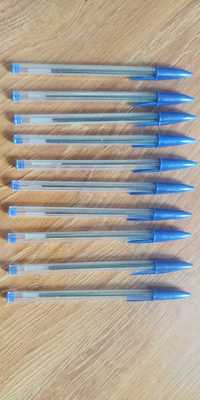Канцелярія, сині ручки до письма, масляні 10шт