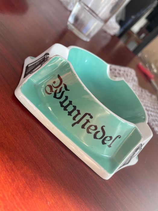 Popielniczka Wunsiedel – cyjanowa, Niemcy, vintage