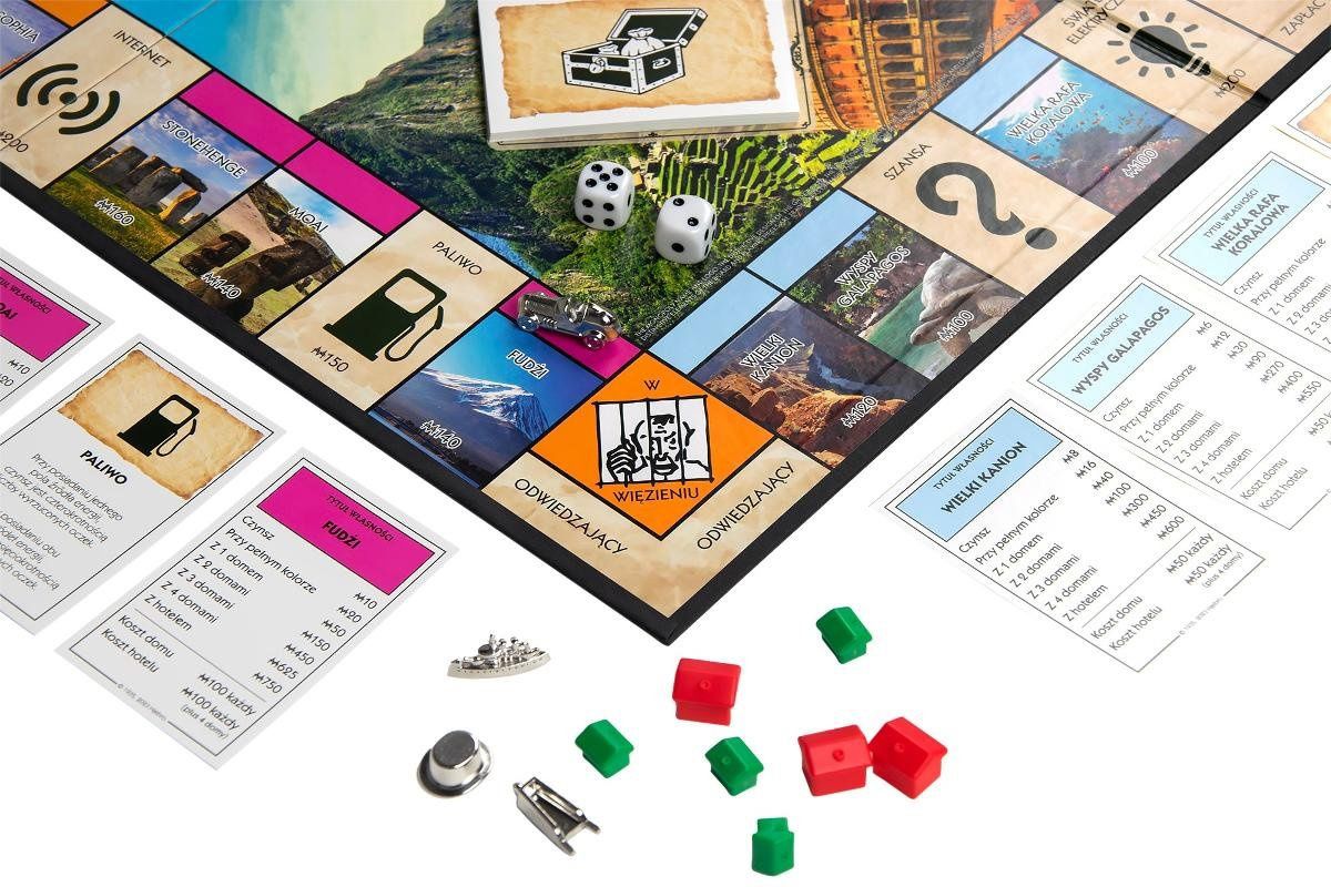 Monopoly Cuda Świata Gra planszowa rodzinna towarzyska