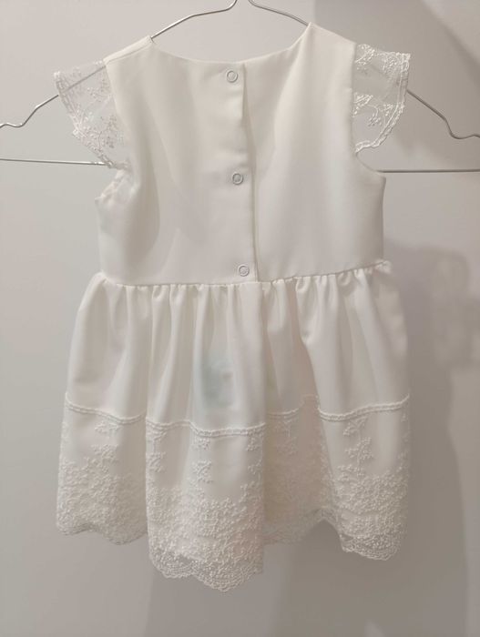 Sukienka do chrztu ALICJA, kolor ecru, Milulove