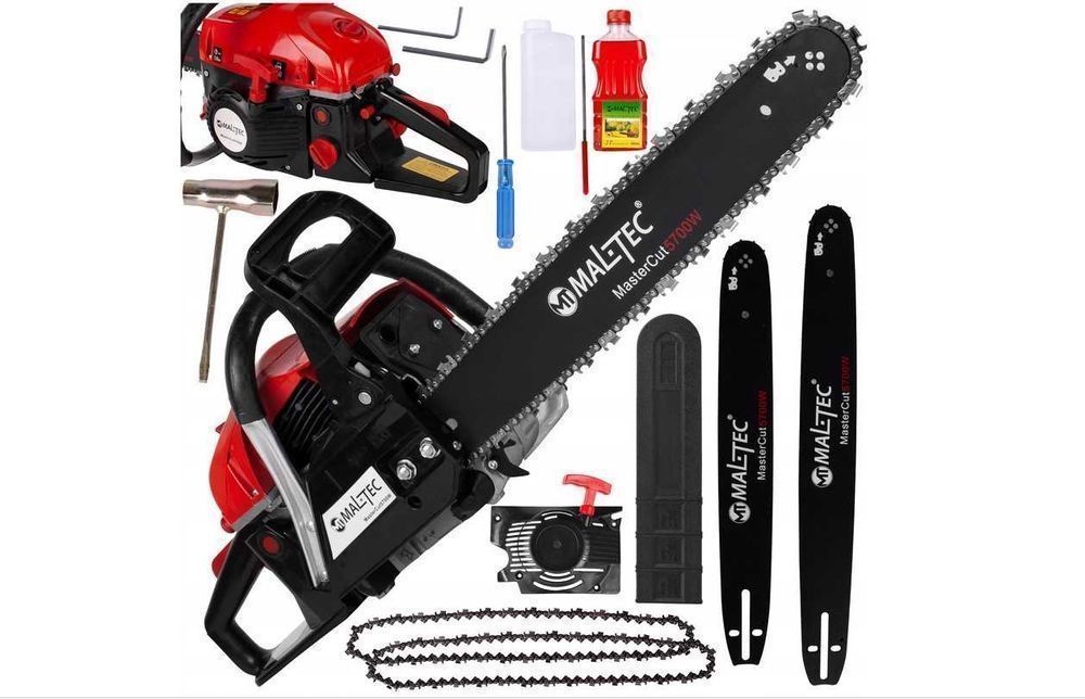 OSTRA PIŁA Łańcuchowa SPALINOWA Maltec 4200 W / 5,7 KM GRATISY NOWA!