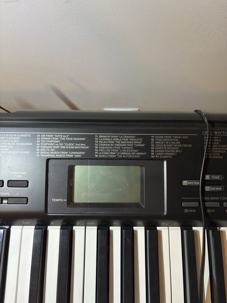 Keyboard CASIO CTK-1150 ze stojakiem jak nowy