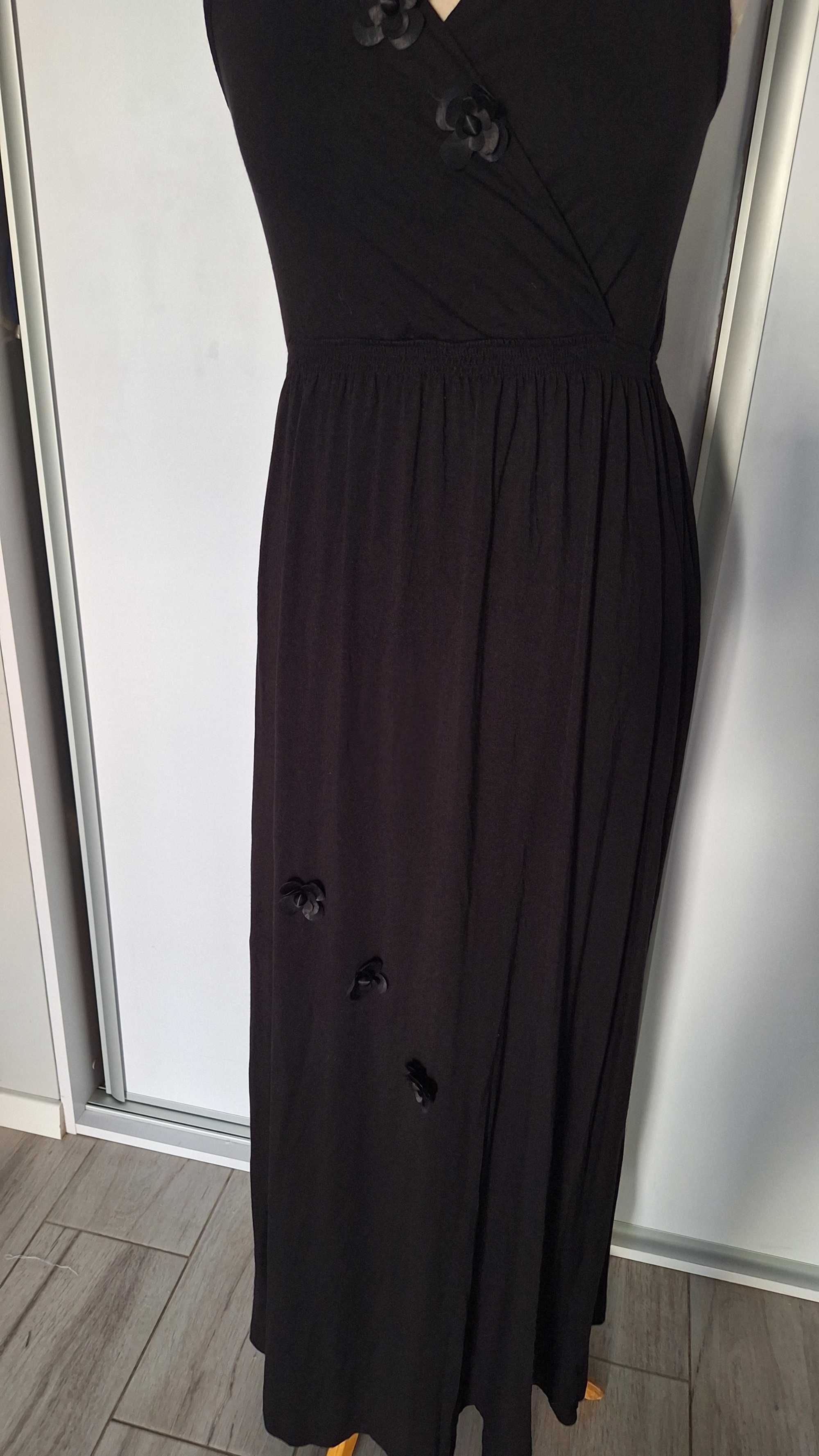 elegancka długa sukienka w roz 38/40