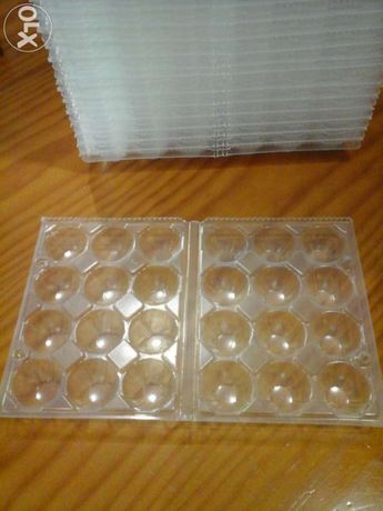 Embalagem (uma duzia) para ovos de codornizes ( Pack 35 ou 50 )