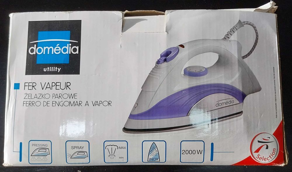 Ferro de engomar a vapor 2000W