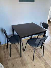 Stół rozkładany + 3 krzesła