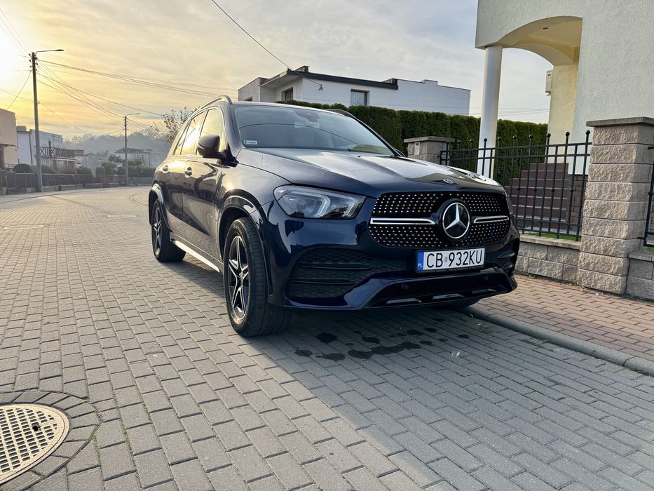 Mercedes GLE linia AMG salon Polska bogata wersja 7-os panorama