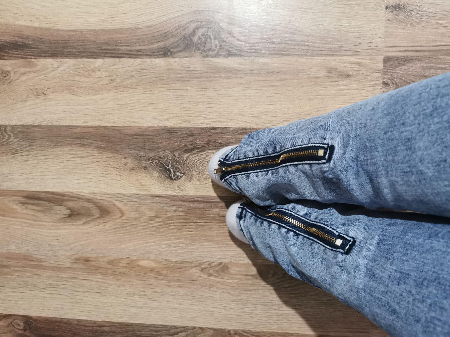 Spodnie jeans damskie r. 38