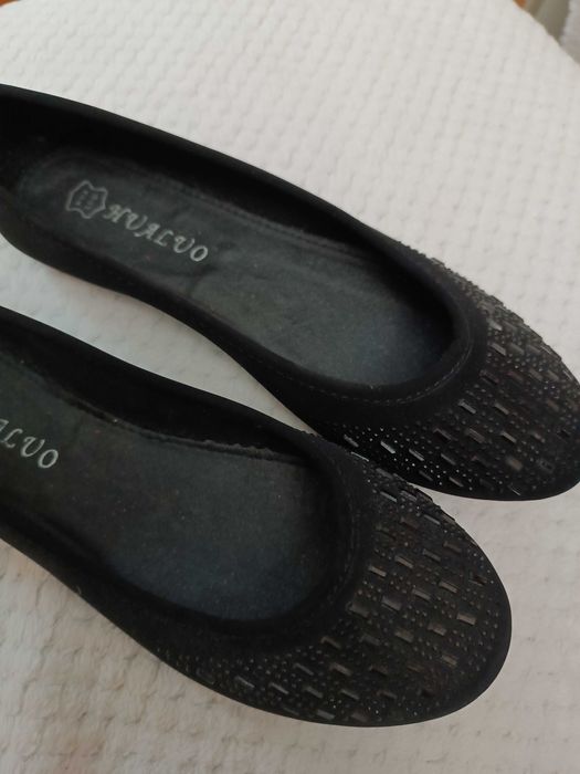 Baleriny damskie czarne r. 39