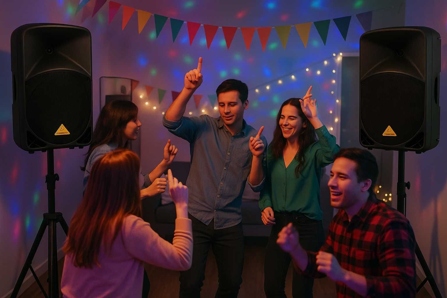 Wynajem nagłośnienia, oświetlenia, mikrofony, karaoke, ciężki dym