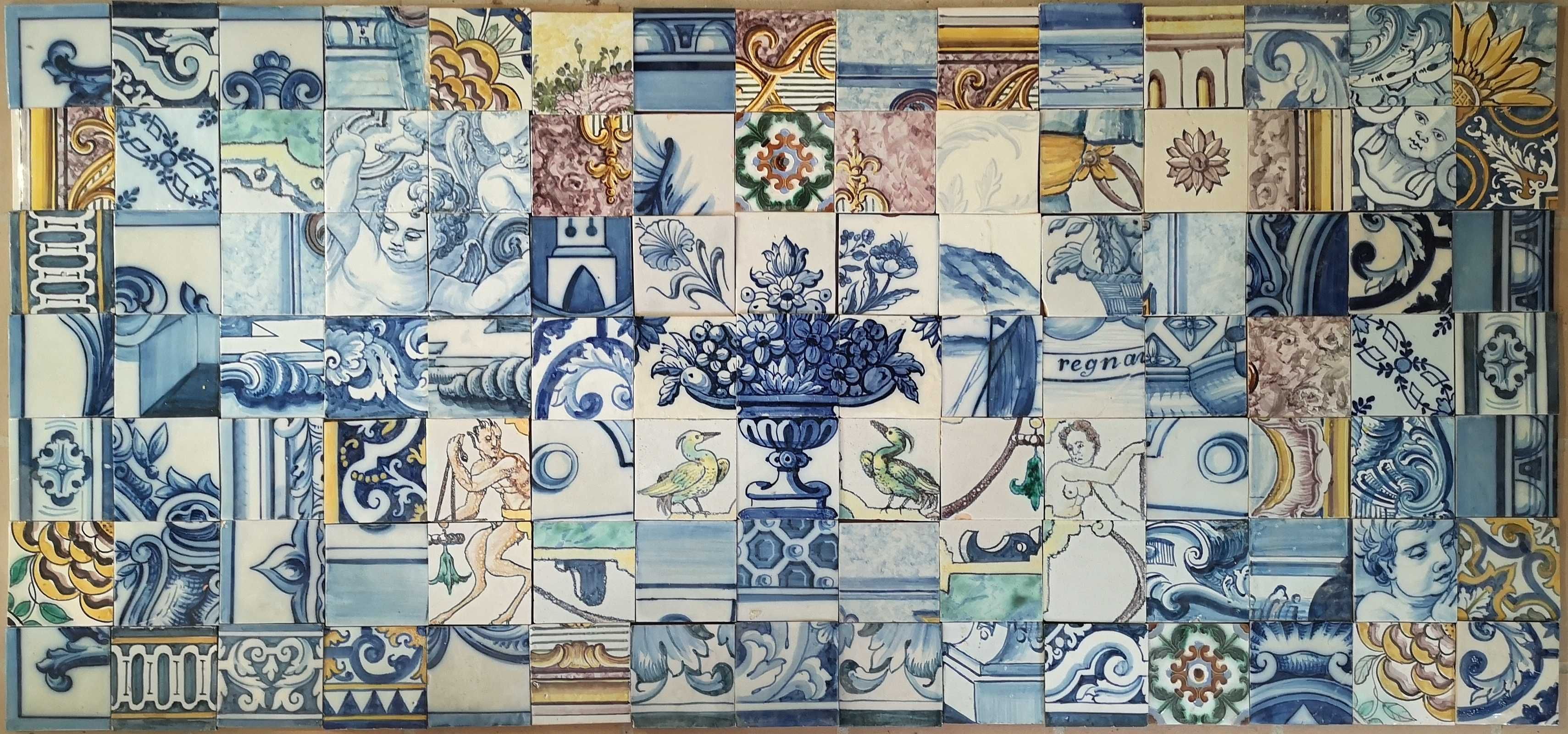 Painel de azulejos