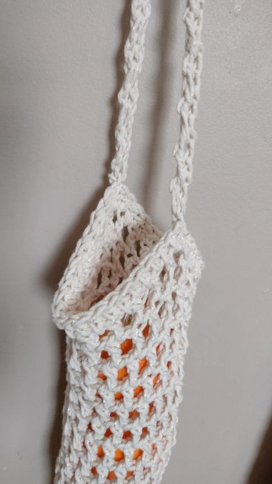 Wiszący kosz do przechowywania zabawek owoców piłek cebuli szydełko