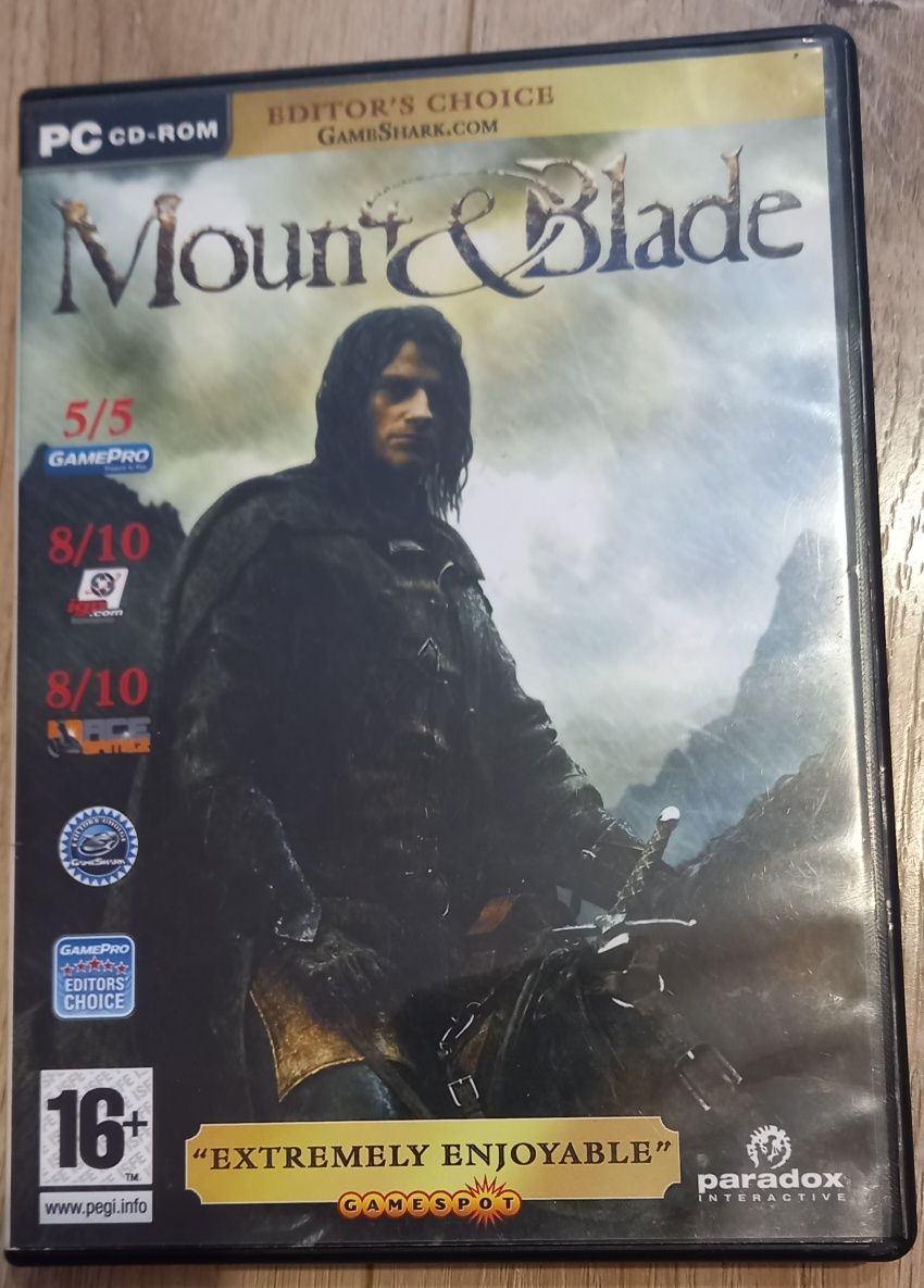 Mount & Blade PC cd-rom - Klasyczny RPG Akcji, Stan bdb, Komplet!