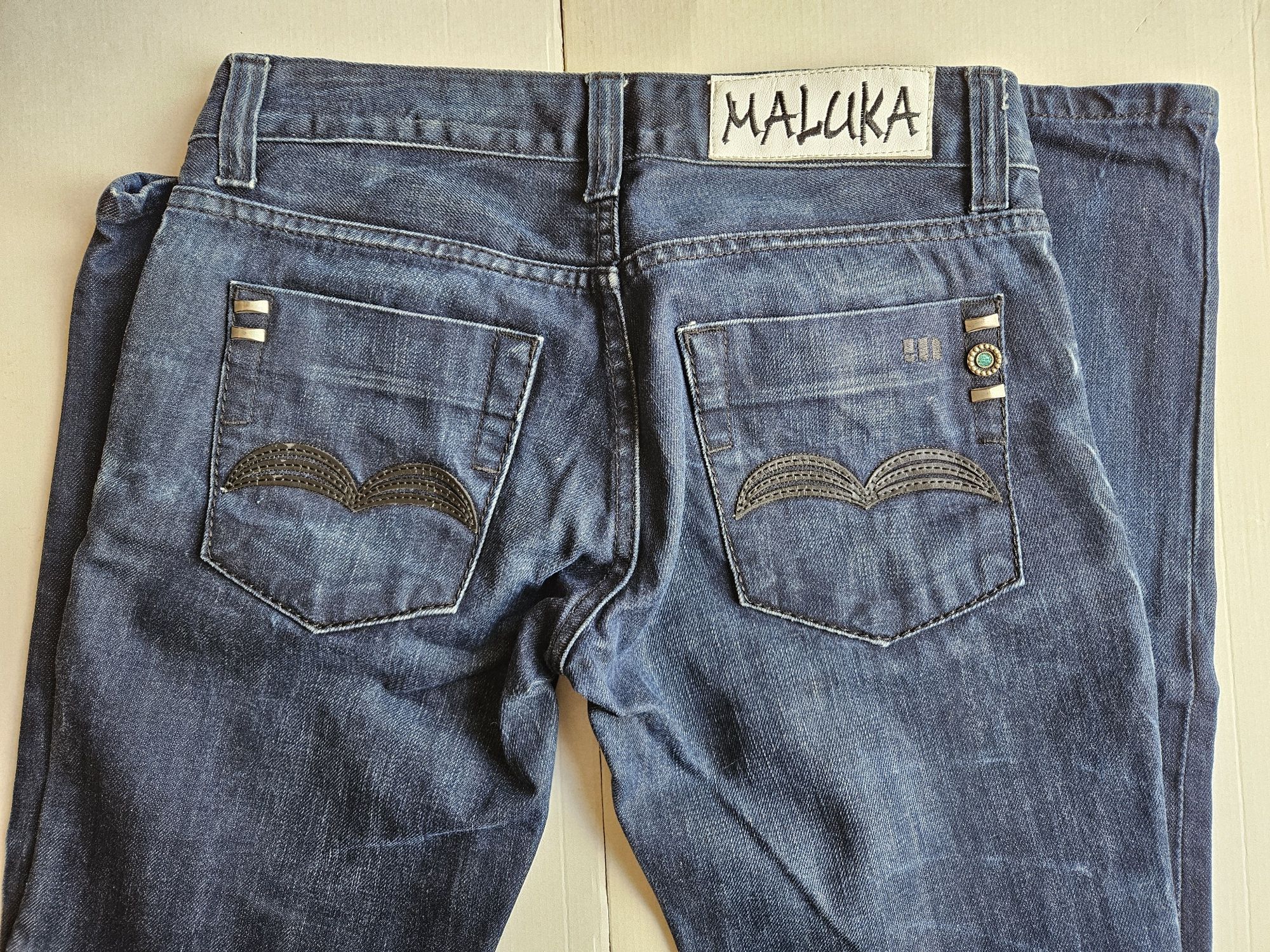 Calça de Ganga Maluka número 36 Usada