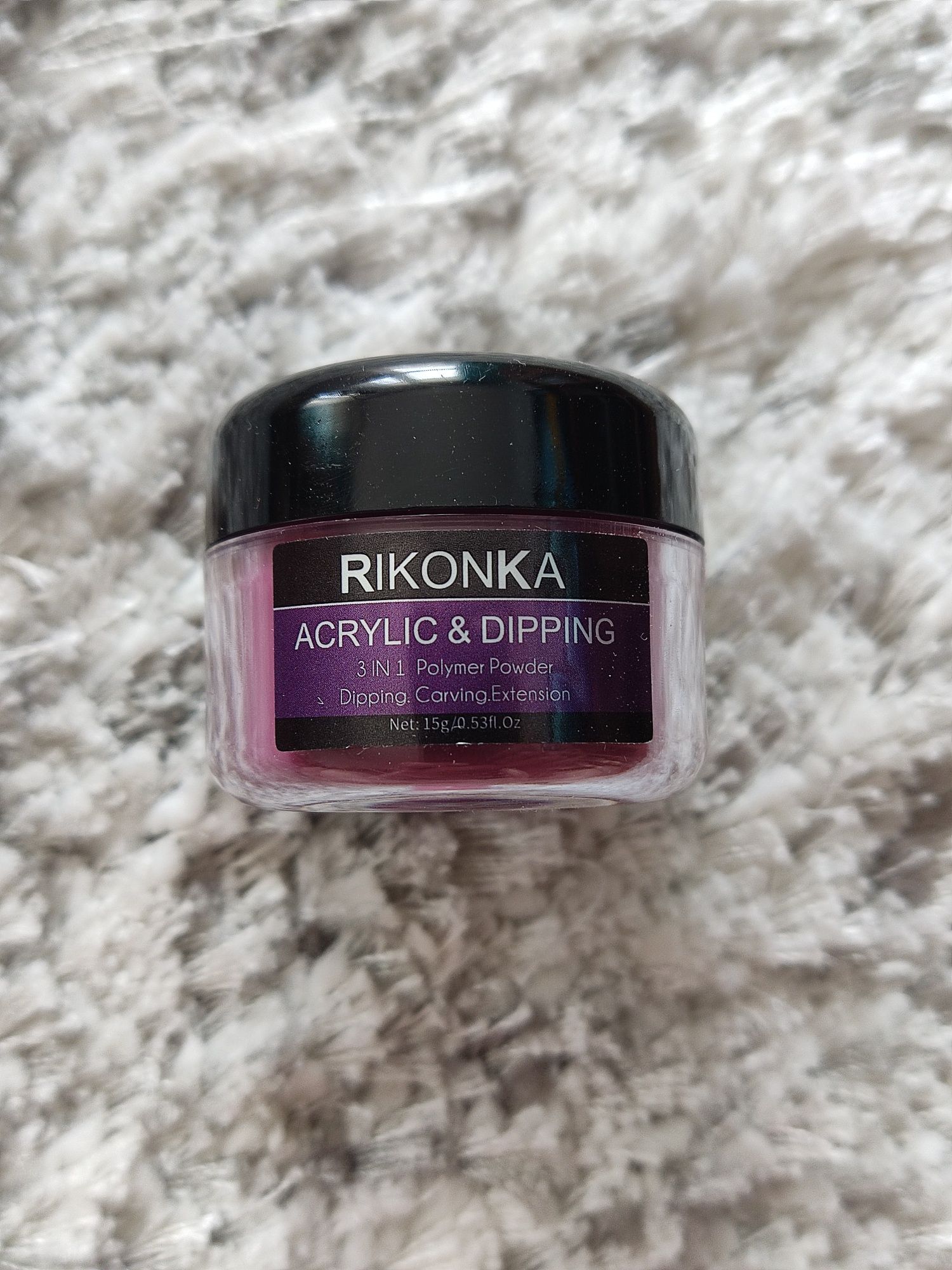 Nowy proszek akrylowy rikonka JQ5 akryl 15 g manicure pedicure