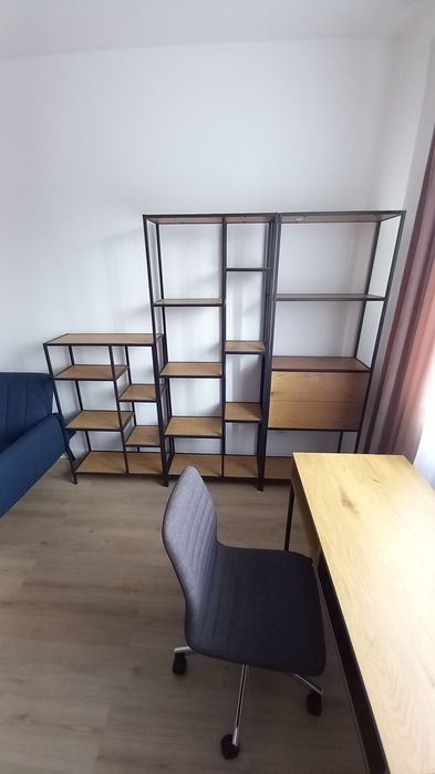Meble do pokoju,gabinetu,stolik,sofa,,3regały,biurko krzeslo