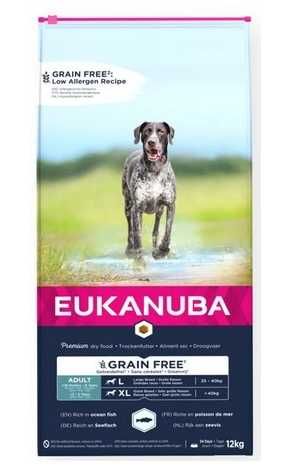 EUKANUBA Grain Free Duże rasy - sucha karma dla psa - 12 kg