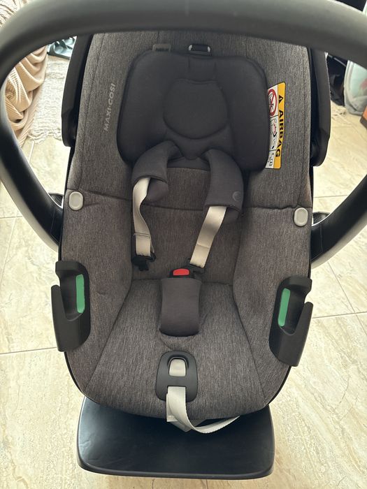 Babycoque maxi-cosi 360 + isobix + acessorios