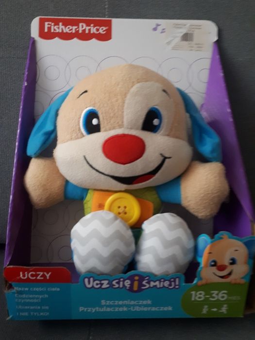 Miś uczniaczek Fisher Price jak nowy