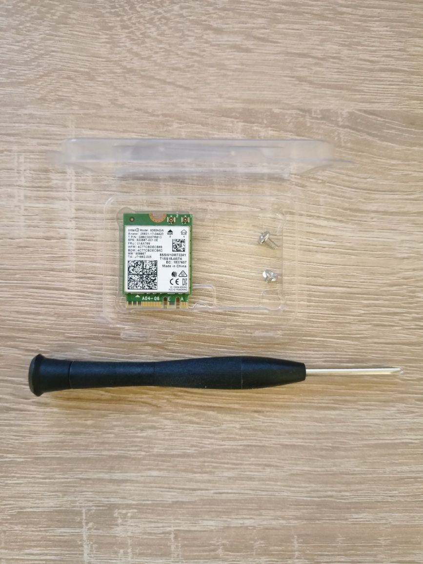 Адаптер WiFi 5 Intel 9260NGW + Bluetooth 5.2