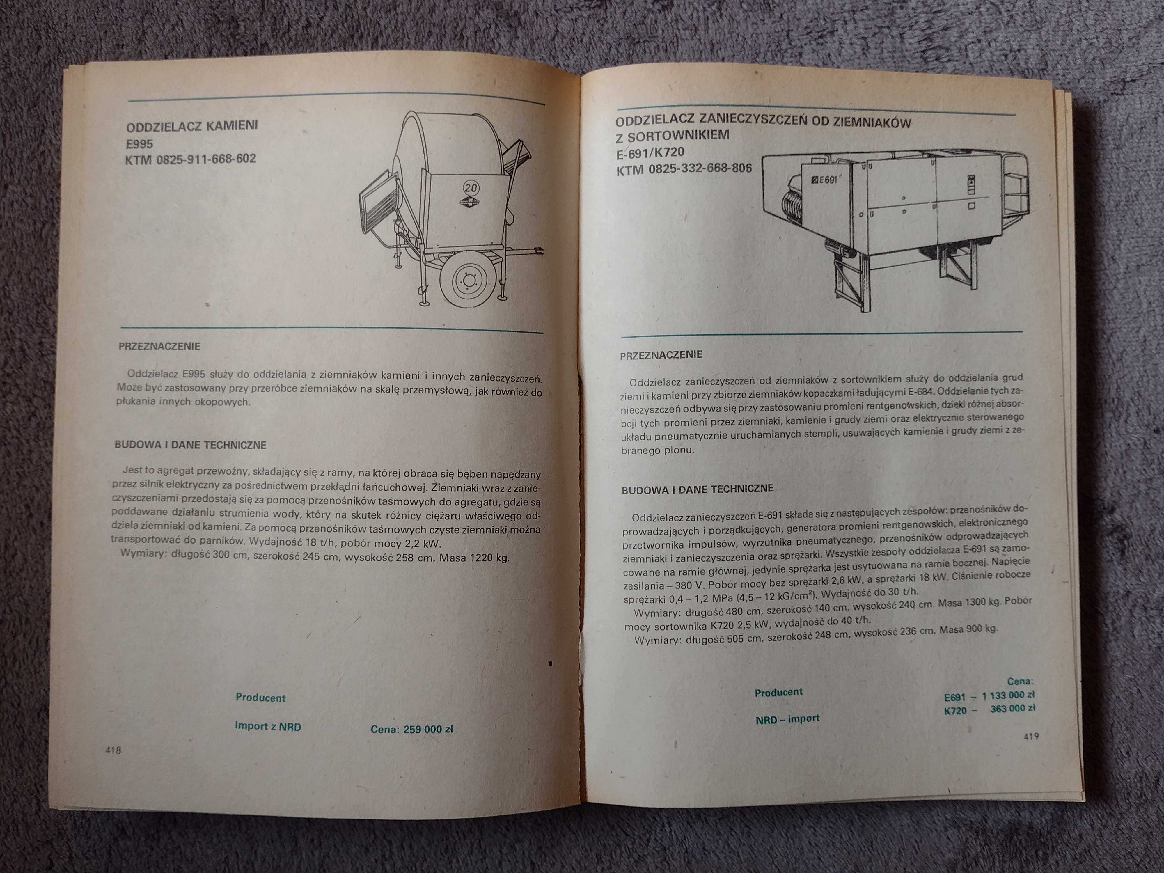 Informator Agroma 1984/85 - katalog maszyn rolniczych