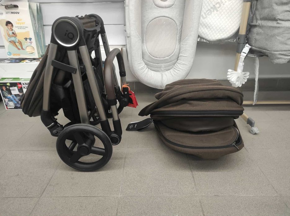 Wózek dziecięcy Anex IQ Premium 3w1 Teddy, Z EKSPOZYCJI, NA KLUCZYK