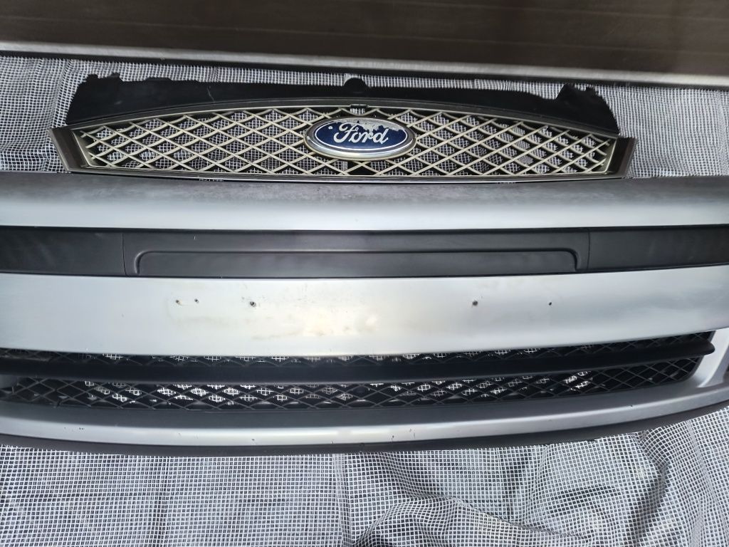 Ford Galaxy kompletny zderzak przód Lift MK1 wysyłka srebrny