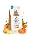 Корм для старіючих собак Brit Care Senior&Light беззерновий (лосось)