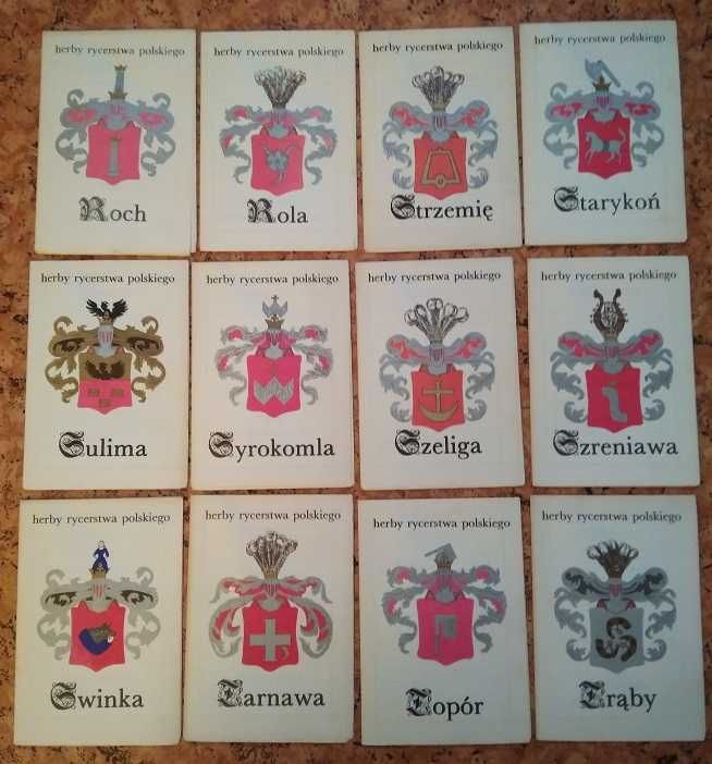 Herby rycerstwa polskiego - 64 szt