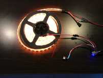Taśma LED WS2812B 4 metry 240 LED 60 LED/1m IP 67 wodoszczelna czarna