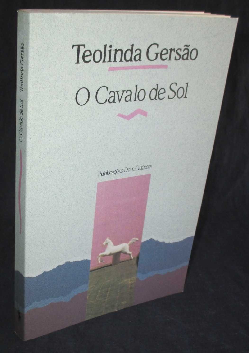Livro O Cavalo de Sol Teolinda Gersão 1ª edição