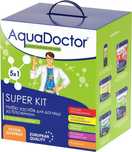Хімія для чистки басейну AquaDoctor Super Kit 5в1 + тестер води